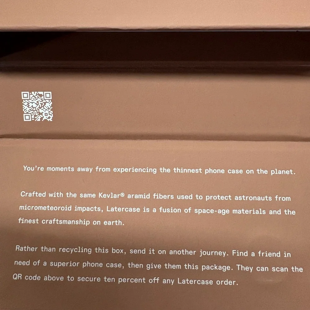 Latercase for Samsung Galaxy Z Fold 5 Coffee‎ Impossibly Thin New open Box